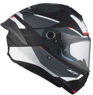 Casca MT TARGO S KAY B2 MAT NEGRU/ALB/ROSIU