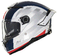 Helmet MT THUNDER 4 SV TREADS C7 GLOSS WHITE/BLUE/RED