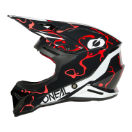 Cască O'NEAL 1SERIES SPLASH NEGRU/ROȘU