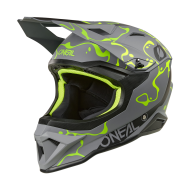 Cască O'NEAL 1SERIES SPLASH GRI/GALBEN NEON