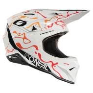 Cască O'NEAL 1SERIES SPLASH ALB/PORTOCALIU
