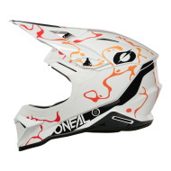 Cască O'NEAL 1SERIES SPLASH ALB/PORTOCALIU