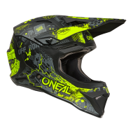 Cască O'NEAL 1SERIES NEGRU VIBRANT/GALBEN NEON