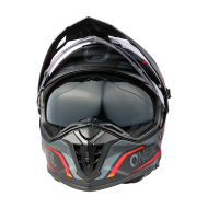 Κράνος O'NEAL A-SRS SPIKE ΜΑΥΡΟ/ΓΚΡΙ/ΚΟΚΚΙΝΟ