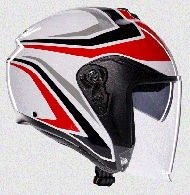 Κράνος σκούτερ AGV IRIDES TOLOSA ΜΑΥΡΟ/ΓΚΡΙ/ΚΟΚΚΙΝΟ