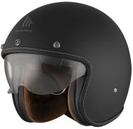 Κράνος σκούτερ MT LE MANS 2 S SV SOLID A1 ΜΑΤ ΜΑΥΡΟ