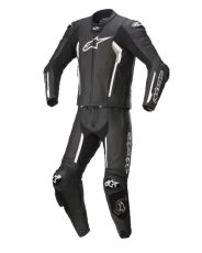 ALPINESTARS LEATHER TEAM Coveralls MISSILE V2 BLACK/WHITE