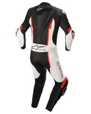 Salopetă ALPINESTARS LEATHER TEAM MISSILE V2 NEGRU/ALB/ROȘU