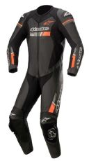 Echipament moto din piele ALPINESTARS GP FORCE CHASER V2 1BUC NEGRU/ROSU FLUO