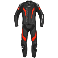 MOTOCICLETA PIELE TEAM SPIDI LASER TOURING NEGRU/ROSU 2BUC
