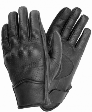Δερμάτινα γάντια μοτοσυκλέτας MOTO ID ROUTE PERFORATED BLACK