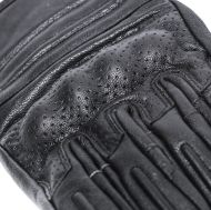 Кожени ръкавици BLACK BIKE CAFE PERFORATED