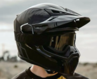 Helmet visor ICON AIRFLITE GLOSSY BLACK