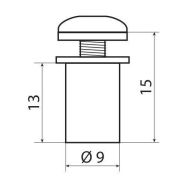 Set of Mica Bolts 10 pcs Red