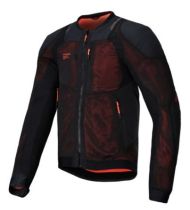 Geacă de vară pentru motocicletă ALPINESTARS TROOP-AIR PRO NEGRU/ROȘU
