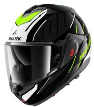 Αρθρωτό κράνος SHARK OXO RYDGER Μαύρο Λευκό Κίτρινο