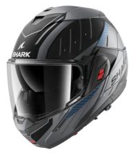 Αρθρωτό κράνος SHARK OXO RYDGER Mat Anthracite Blue Black