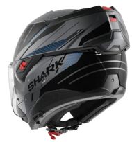 Αρθρωτό κράνος SHARK OXO RYDGER Mat Anthracite Blue Black