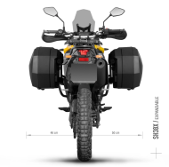 Mounting kit for SHAD 3P SYSTEM VOGE 300 RALLY '23 cases