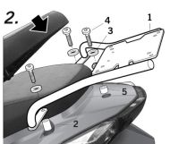 SHAD K0GL51ST case mounting kit