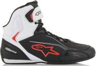 Ghete moto ALPINESTARS FASTER-3 NEGRU/ALB/ROSU