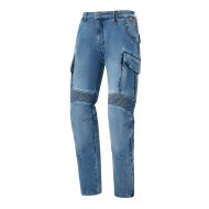 Motorcycle jeans SECA SQUARE II WASHED BLUE