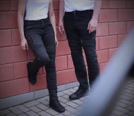 Blugi moto TRILOBITE 2461 PARADO MONOLAYER AAA NEGRI