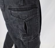 Blugi motociclisți TRILOBITE ACID SCRAMBLER 2.0 BLACK AAA