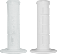 Manere de motocicleta SCAR HALF WAFFLE WHITE