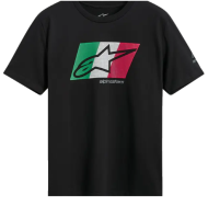 Moto T-shirt ALPINESTARS SS CSF GLOBAL BLACK/GREEN/WHITEH/RED