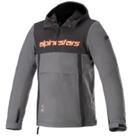 Μπουφάν μοτοσικλέτας ALPINESTARS SHERPA HOODIE ΜΑΥΡΟ/ΓΚΡΙ/ΦΘΟΡΟΜΕΡΕΣ ΚΟΚΚΙΝΟ