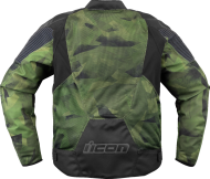 Jachetă de motocicletă ICON Overlord3™ CE CAMO GREEN