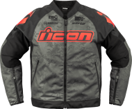 Jachetă de motocicletă ICON Overlord3™ CE Magnacross CE DARK GREY