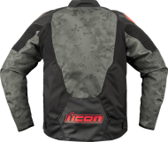 Jachetă de motocicletă ICON Overlord3™ CE Magnacross CE DARK GREY