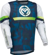 Tricou motocross MOOSE RACING SAHARA ALB/NEGRU/ALBASTRU