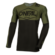 Мотокрос блуза O'NEAL MAYHEM HEXX BLACK/GREEN V.24