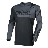Μπλούζα μοτοκρός O'NEAL ELEMENT RACEWEAR ΜΑΥΡΟ/ΓΚΡΙ V.26