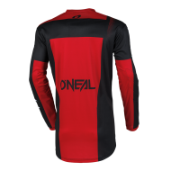 Μοτοκρός μπλούζα O`NEAL ELEMENT RACEWEAR ΜΑΥΡΟ/ΚΟΚΚΙΝΟ V.25