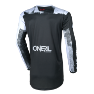Motocross shirt O`NEAL ELEMENT ROLLER BLACK/WHITE