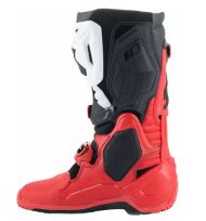 Ghete motocross ALPINESTARS TECH 10 ENDURO ROȘU LUMINOS/NEGRU/ALB