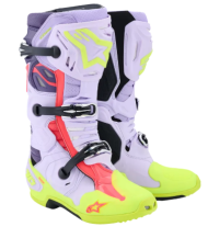 Ghete motocross ALPINESTARS TECH 10 S-VENTED MOV/GALBEN/ROZ DIVA