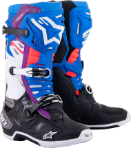 Ghete Motocross ALPINESTARS Tech 10 Supervented NEGRU/ALB/ALBASTRU