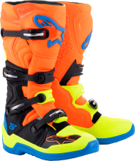 ALPINESTARS TECH 5 OR FL/BL/YL motocross boots