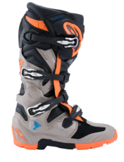 Motocross boots ALPINESTARSECH TECH 7 ENDURO BACK/GREY/ORANGE