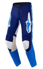 Motocross breeches ALPINESTARS RACER RIWAY BLUE/WHITE