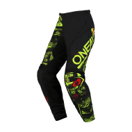 Motocross breeches O'NEAL ELEMENT ATTACK V.23 BLACK/NEON YELLOW