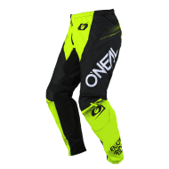 Motocross breeches O'NEAL ELEMENT RACEWEAR BLACK/NEON YELLOW V.25