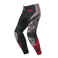 Motocross breeches O'NEAL ELEMENT ROLLER GRAY/RED