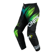 Motocross Breeches O'NEAL ELEMENT VOLTAGE BLACK/GREEN