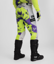 Παντελόνια μοτοκρός THOR LAUNCHMODE σε χρώμα λευκού γκρι/οξύ